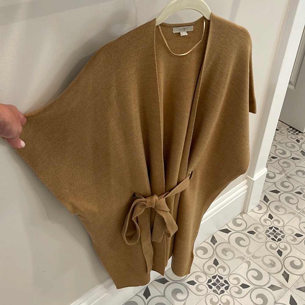 LOFT sweater vest wrap XS/S